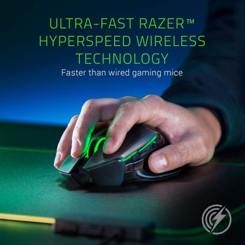 레이저 Razer Firefly V2 Gaming Mousepad + Basilisk Ultimate w/o Dock Gaming Mouse Bundle