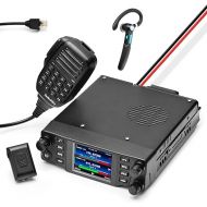 Radioddity DB40-D DMR & Analog 40W Mobile Radio with BT PTT & Earpiece, VHF UHF Dual Band Ham Amateur Radio with GPS/APRS, Cross-Band Repeater, SFR, Up to 500K ID Contacts, 4000 CH
