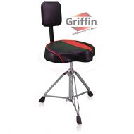 Cymbal Stand With Boom Arm by Griffin (Pack of 2)|Drum Percussion Gear Hardware Set with Double Braced Legs|Counterweight Adapter for Mounting Heavy Duty Crash, Ride, and Splash Cy