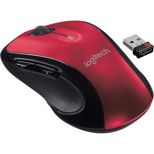  Amazon Renewed Logitech Wireless Mouse M510 Red (Renewed)