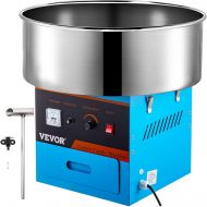 VBENLEM Commercial Cotton Candy Machine 20.5 Inch Floss Maker 1030W for Family and Various Party, Blue