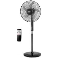 Black+Decker 16 Inch 3 Speed Pedestal Stand Fan with Remote Control , Black - FS1620R-B5