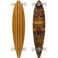 Bamboo Skateboards ? Pintail Longboard Tiki Man 44 x 9.5 Deck