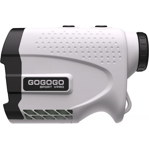  Gogogo Sport Vpro Laser Rangefinder for Golf & Hunting Range Finder Gift Distance Measuring with High-Precision Flag Pole Locking Vibration Function?Slope Mode Continuous Scan