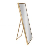 Kate and Laurel Evans Wood Framed Free Standing Mirror with Easel, Gold