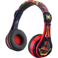 [아마존베스트]eKids Spiderman Wireless Bluetooth Portable Kids Headphones with Microphone, Volume Reduced to Protect Hearing Rechargeable Battery, Adjustable Kids Headband for School Home or Tra