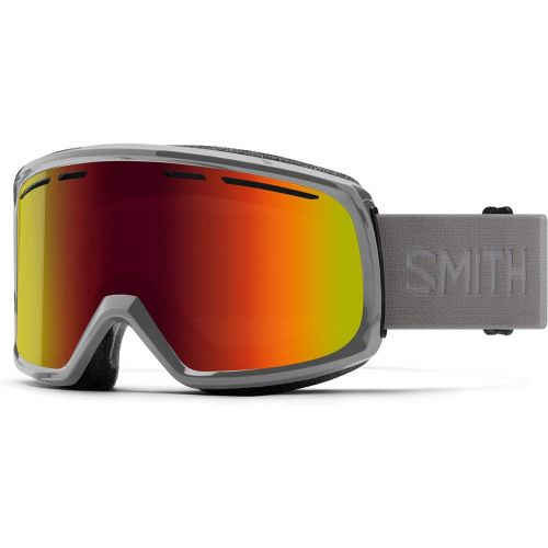 스미스 SMITH Range Asia Fit Snow Goggle - Charcoal Red Sol-X Mirror