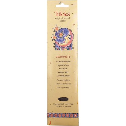 인센스스틱 Triloka, Incense Assorted Original, 10 Count