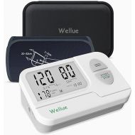 Wellue Blood Pressure Monitor Upper Arm, Accurate Automatic Digital BP Machine Large Cuff, Large Backlit LCD, Irregular Heartbeat Detector, 199 Readings Memory