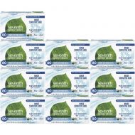 Seventh Generation Fabric Softener Sheets, Free & Clear, 80 Count, Pack of 10 (Packaging May Vary)