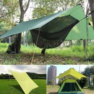 HBNNBV Outdoor Tent Waterproof Sun Shelter Outdoor Camping Tent Hammock Tarp Rain Fly Cover Shelter Sunshade Canopy Rain Canopy (Color : Blue, Size : 33M)