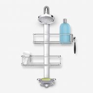 simplehuman Adjustable Shower Caddy, Stainless Steel + Anodized Aluminum EMW6298194