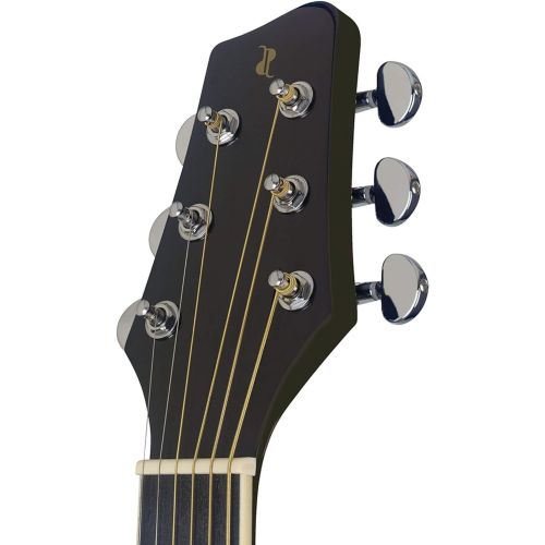  [아마존베스트]STAGG SA35ACE-BK LH Black Lefthand Auditorium Western Guitar