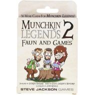 Steve Jackson Games Munchkin Legends 2 ? Faun and Games Card Game (Expansion) | 56-Card Expansion | Adult, Kid & Family Game | Fantasy Adventure RPG | Ages 10+ | 3-6 Players | Avg Play Time 120 Min