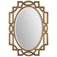 Uttermost 12869 Margutta Oval Mirror, Gold