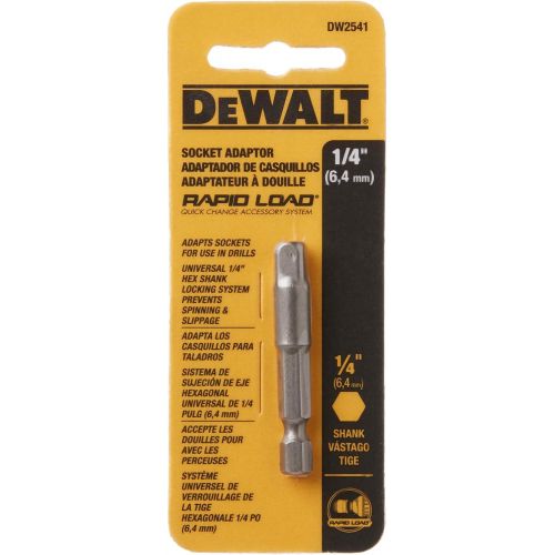  DEWALT DW2541 1/4-Inch Hex Drive to 1/4-Inch Socket Adapter