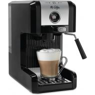 [아마존베스트]Mr. Coffee Easy Maker | Authentic Pump Espresso Machine, 6 Piece, Chrome/Black