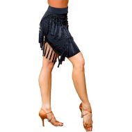 GloriaDance Superstar Series:G2053 Latin Ballroom Dance Professional Stitching Design Handmade Tassels Skirt