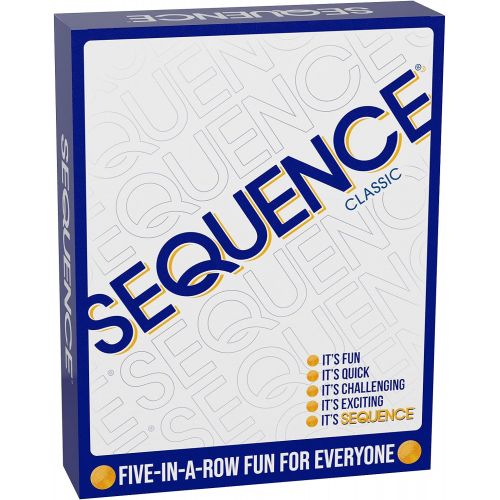  [아마존베스트]SEQUENCE- Original SEQUENCE Game with Folding Board, Cards and Chips by Jax ( Packaging may Vary )