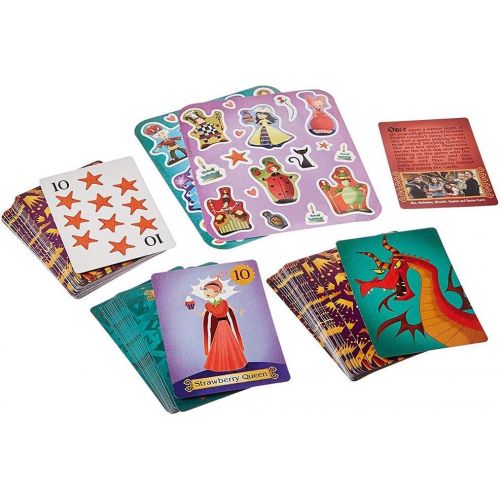  [아마존베스트]Gamewright Outfoxed! A Cooperative Whodunit Board Game for Kids 5+, Multi-Colored, Standard, Model Number: 418 & ueens 10th Anniversary Tin Card Game