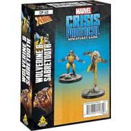 Fantasy Flight Games Marvel Crisis Protocol Wolverine and Sabretooth CHARACTER PACK Miniatures Battle Game Strategy Game for Adults and Teens Ages 14+ 2 Players Avg. Playtime 90 Mins Made by Atomic Mas