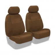 Coverking Custom Fit Front 50/50 Bucket Seat Cover for Select Cadillac Escalade Models - Ballistic (Tan)