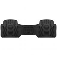 FH Group Clearance Sale: FH GROUP FH-F11306 Rear Vinyl Floor Mat, Solid Black Color- Fit Most Car, Truck, Suv, or Van