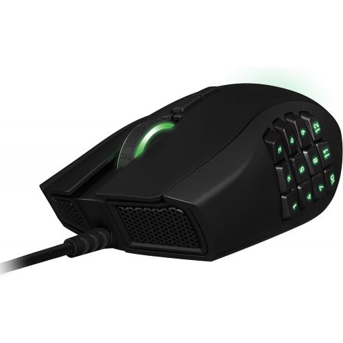 레이저 Razer Naga 2014 Ergonomic MMO Gaming Mouse - Black
