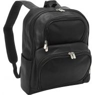 Piel Leather Half-Moon Laptop Backpack, Saddle, One Size