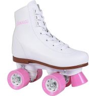 Chicago Girls Rink Roller Skate - White Youth Quad Skates - Size J11