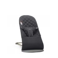 BabyBjoern BABYBJOERN Bouncer Bliss, Quilted Cotton, Anthracite
