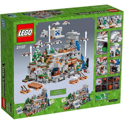  LEGO Minecraft The Mountain Cave 21137 Building Kit (2863 Piece)