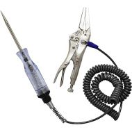Astro Tools 7762 Circuit Tester Light w/Locking Pliers Ground That Won't Rip Off
