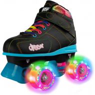 Crazy Skates Dream Roller Skates for Girls with LED Light-up Wheels