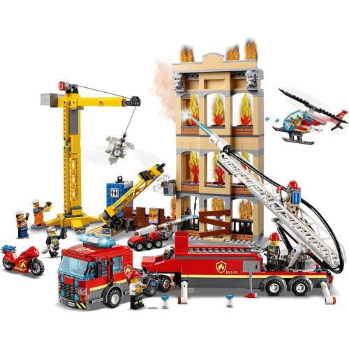  LEGO City Downtown Fire Brigade 60216 Building Kit (943 Pieces)