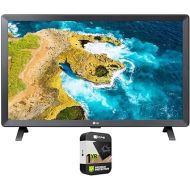 LG 24LQ520S-PU 24 inch Class LED HD Smart TV with webOS Bundle with 1 YR CPS Enhanced Protection Pack