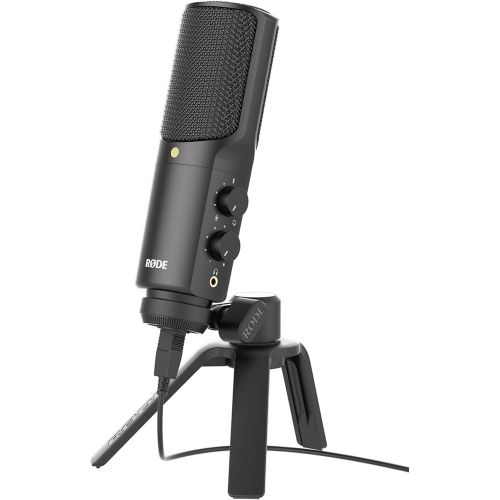 로데 [아마존베스트]Rode Microphones Rode NTUSB Studio Quality USB Condenser Microphone with Table Tripod and Pop Guard