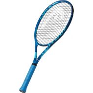Metallix Attitude Elite Blue Tennis Racket - Pre-Strung Adult Tennis Racquet Lightweight - Midplus Headsize for Blend of Power and Control