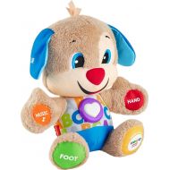 Fisher-Price Laugh & Learn Baby & Toddler Toy Smart Stages Puppy Interactive Plush Dog with Music and Lights for Ages 6+ Months