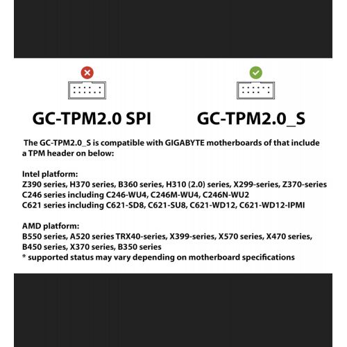기가바이트 Gigabyte Motherboard Accessory GC-TPM2.0_S Bulk