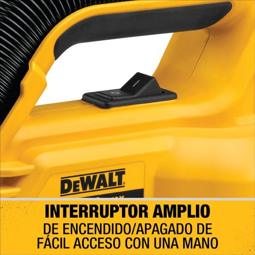  [아마존베스트]DEWALT 20V MAX Cordless Vacuum, Wet/Dry, Portable, 1/2-Gallon, Tool Only (DCV517B)