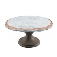 Thirstystone NMPTV126 Marble And Wood Pastry Stand One Size Brown