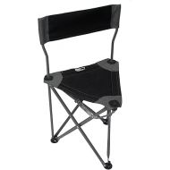 Travel Chair Ultimate Slacker 2.0, Small Folding Tripod Chair with Back for Outdoor Adventures, Portable Stool-Chair