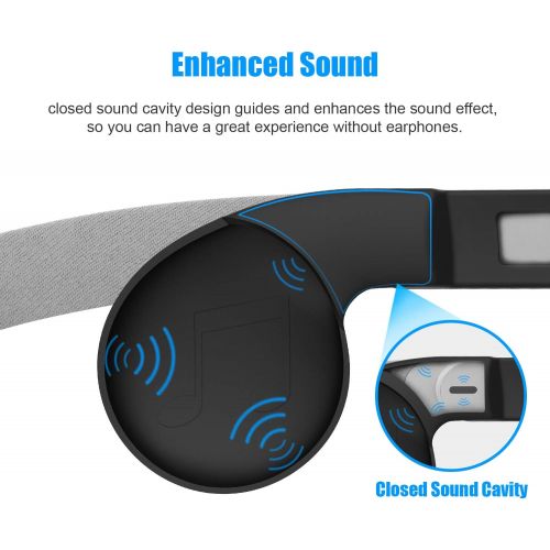  [아마존베스트]M AMVR AMVR Silicone Ear Muffs for Oculus Quest 2 VR Headset to Enhanced Headset Sound, Quest 2 Accessories Headphone Extension Cover (Black, 1 Pair)