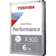 [아마존베스트]Toshiba X300 6TB Performance Desktop and Gaming Hard Drive - 7200 RPM 256 MB Cache SATA 6.0GB/s 3.5 Inch Internal Hard Drive - HDWR160XZSTA