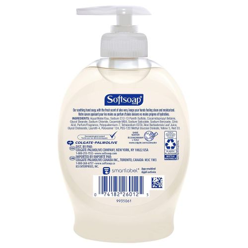  [무료배송]Softsoap Moisturizing Liquid Hand Soap, Soothing Clean Aloe Vera - 7.5 Fluid Ounces (6 Pack)