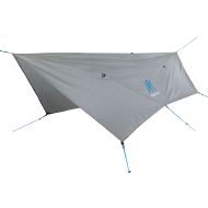 Kijaro Outdoor Waterproof Portable Tarp, Versatile Camping Backpacking Tarp Rain Shelter, Hallett Peak Gray
