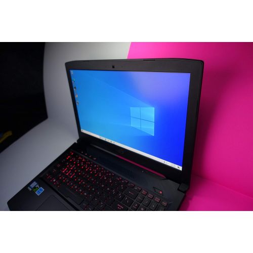 아수스 Asus ASUS ROG STRIX Thin and Light Gaming Laptop, 15” Full HD, Intel Core i7-7700HQ Processor, 16GB DDR4 RAM, 256GB SSD + 1TB HDD, GeForce GTX 1050 4GB, RGB, Windows 10 Home - GL503VD-D