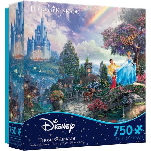  Ceaco Thomas Kinkade The Disney Dreams Collection: Cinderella Wishes Upon a Dream Puzzle, 750 pc