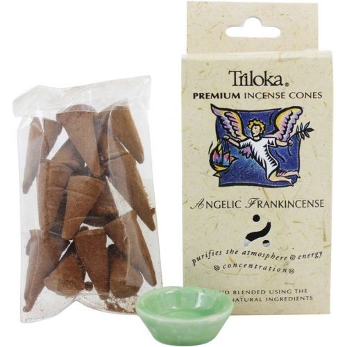  인센스스틱 Triloka, Incense Cones Angelic Frankincense, 1 Count